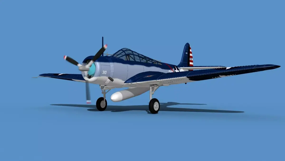 Douglas TBD-1 Devestator V19 3D model