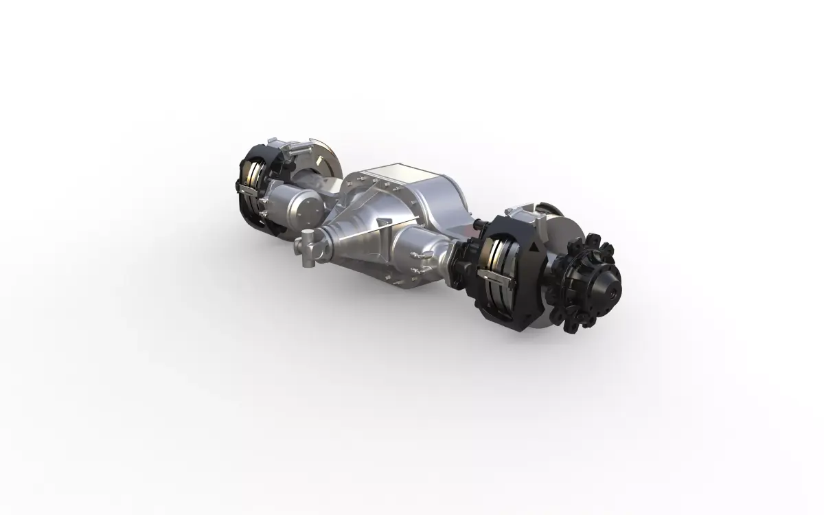 rear axle for scania truck 3D print model