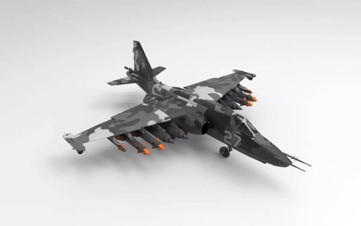 Sukhoi Su-25  3D model