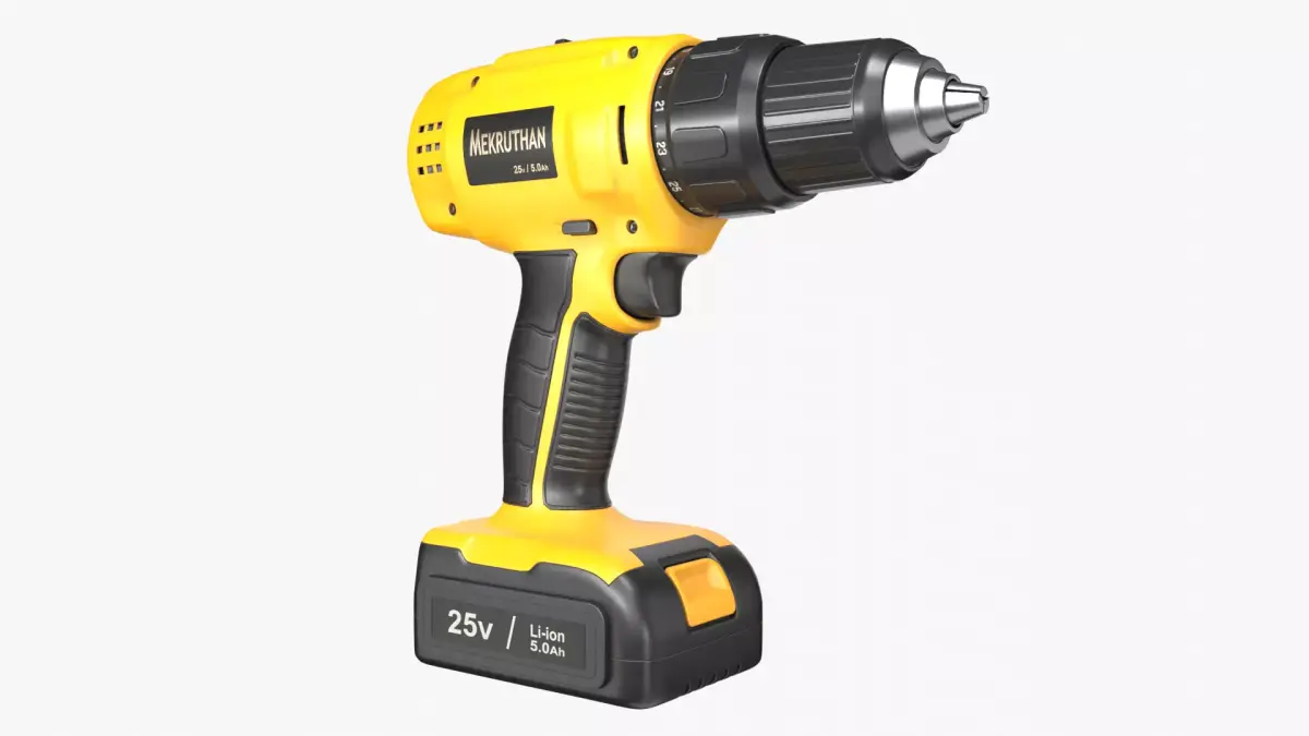 Cordless Drill 01 Concept  3D model