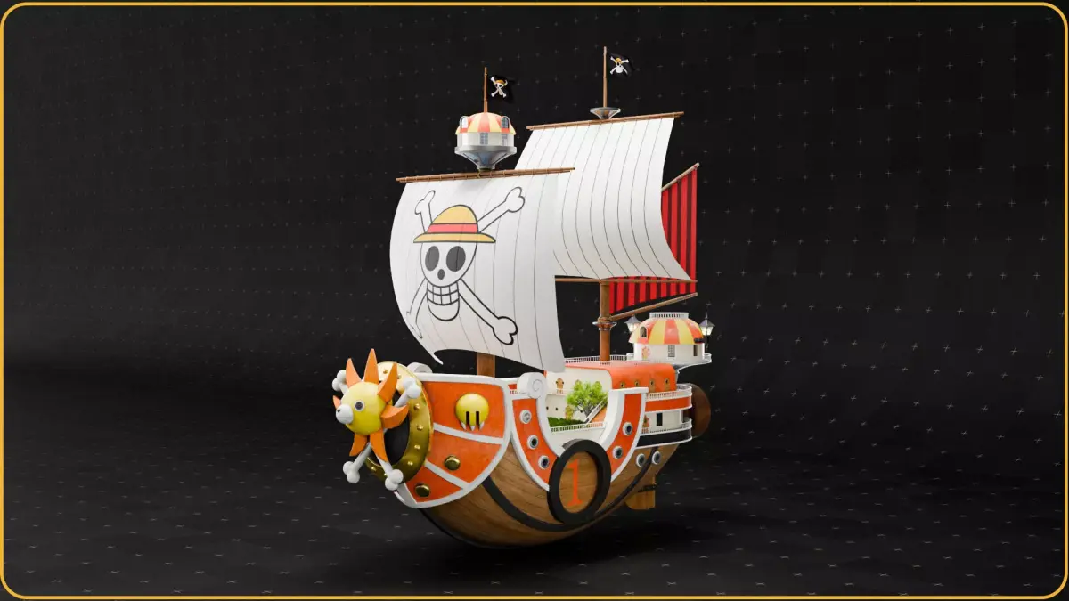 Thousand sunny 3D model purchase