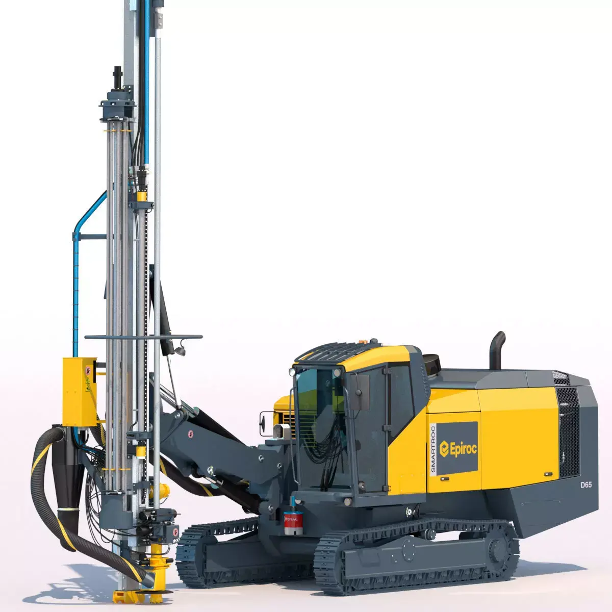 Surface drill rig for quarrying and mining Smartroc D65 3D model