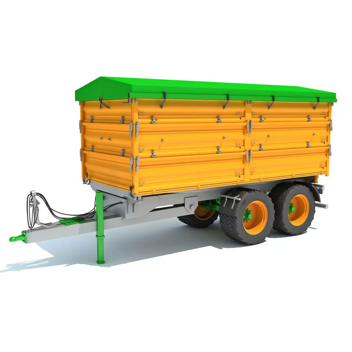 Farm Tipping Trailer 3D model