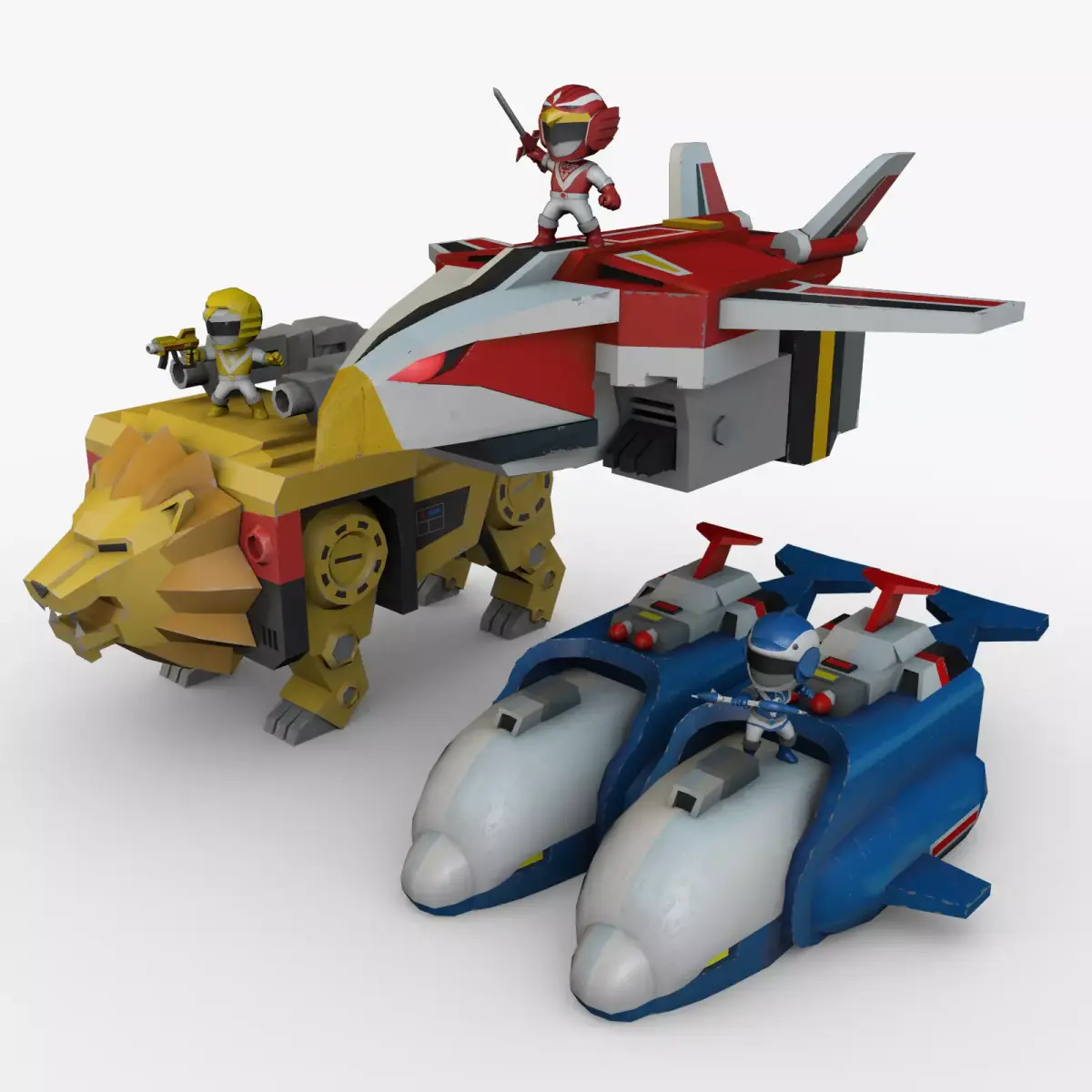 Liveman LiveRobo Low-poly 3D model