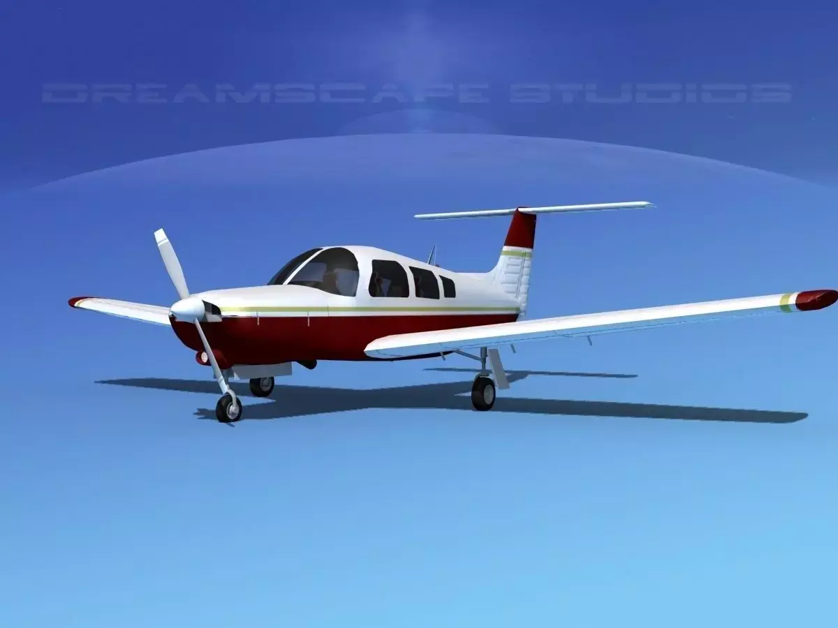 Piper Turbo Arrow III 3D model 13