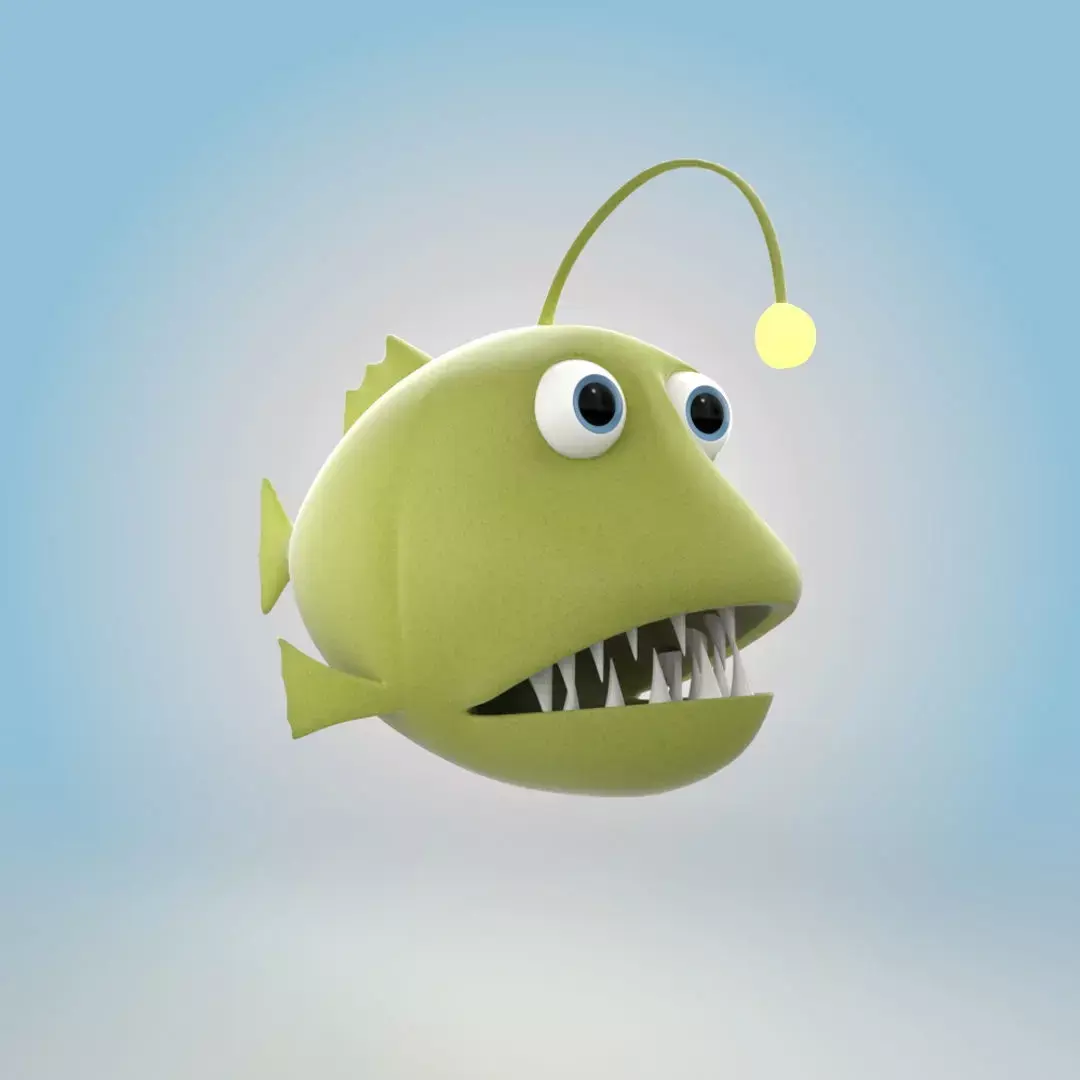 Anglerfish 3D model