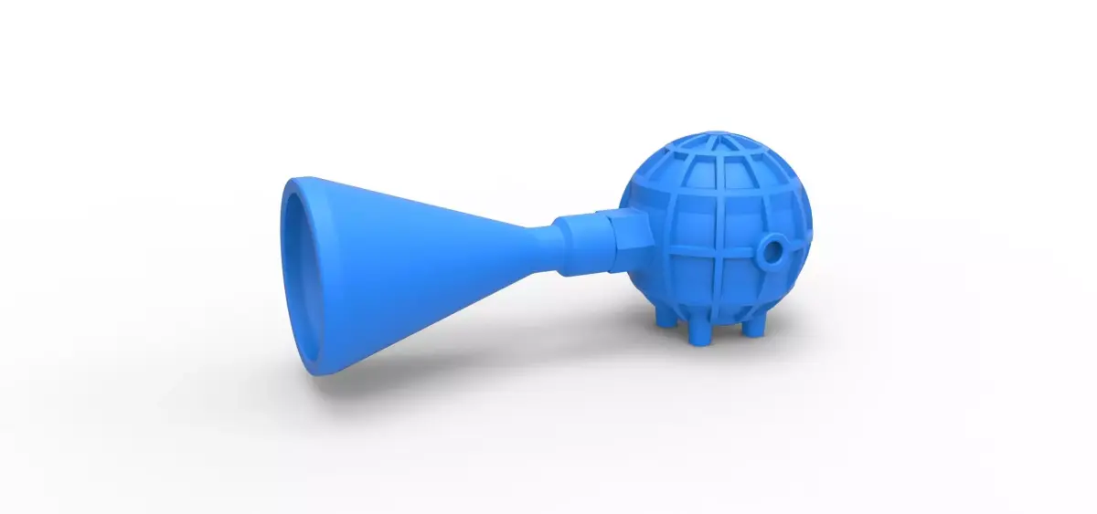 Turbonique thrust engine Version 2 Scale 1 to 25 3D print model