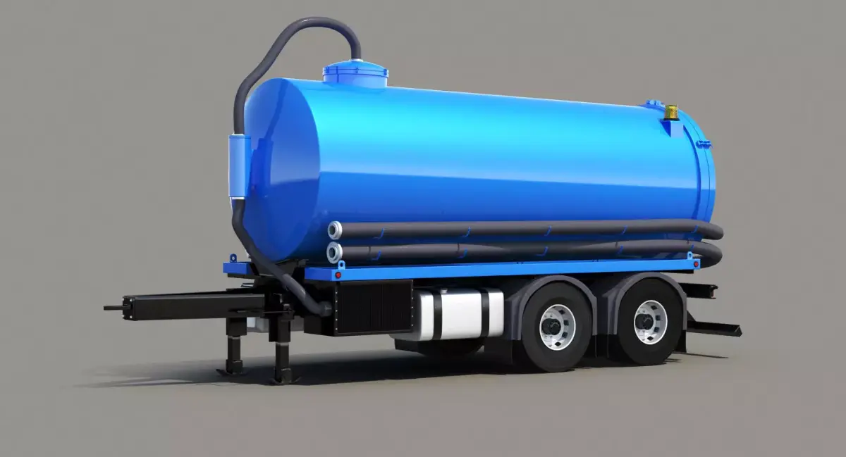 Vacuum Trailer 3D model