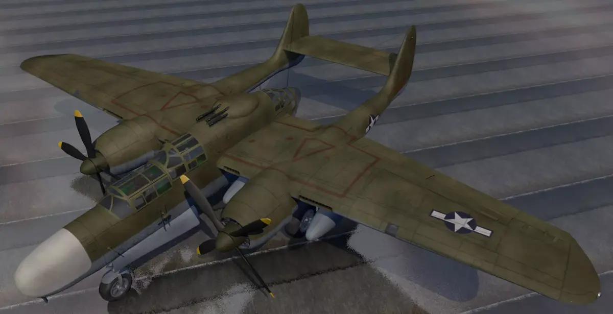 Northrop P-61A Black Widow 3D model