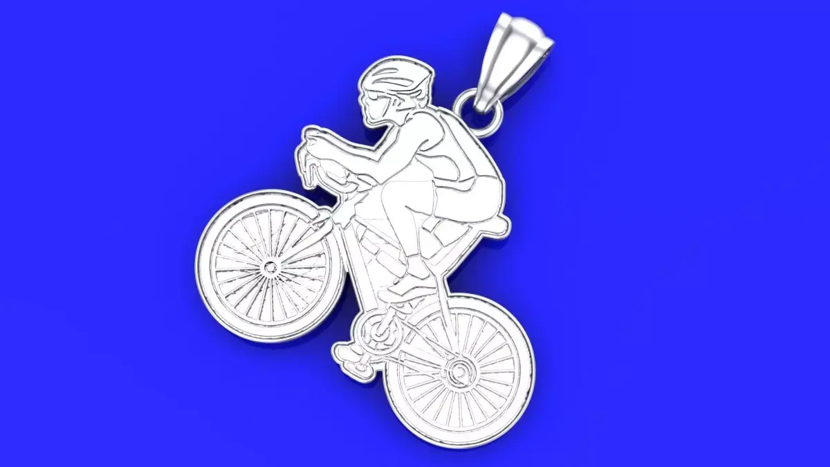 hanging bicycle 3D print model purchase