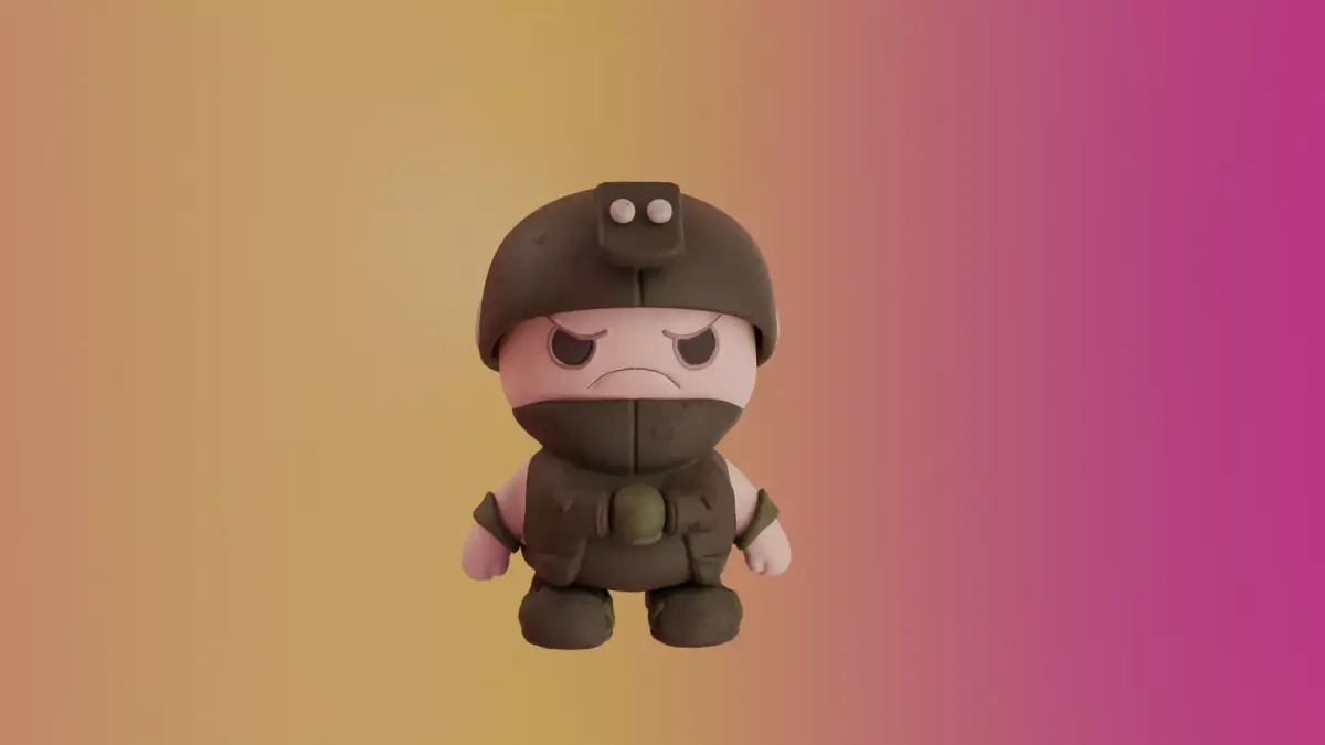 Mini Soldier 3D model