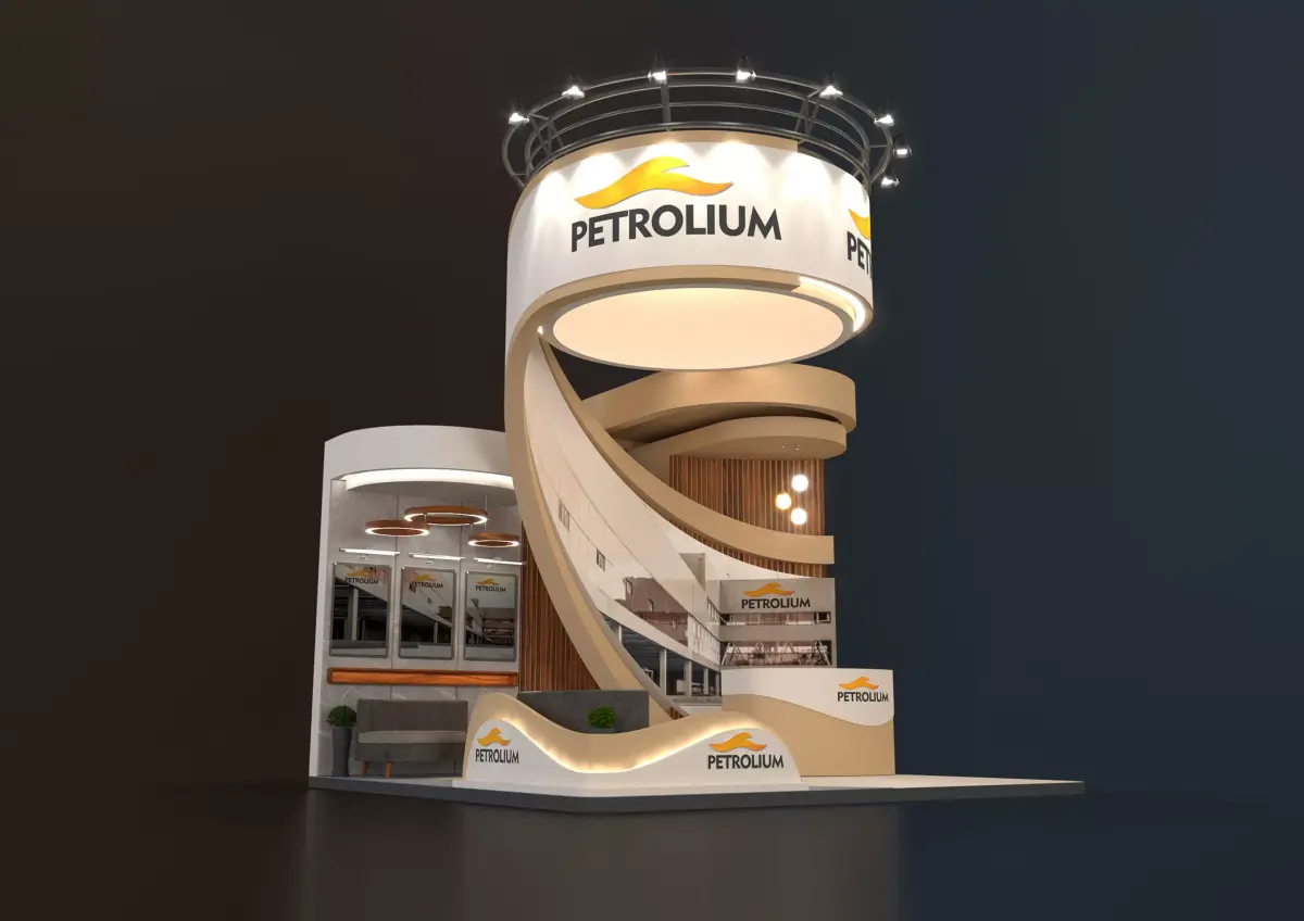 exhibition stand 25 sqm 3D model