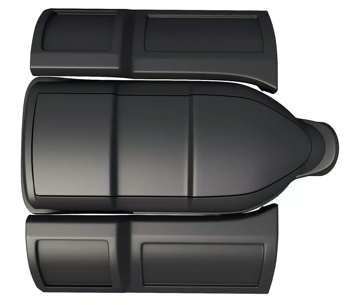 Black Engine Cover 3D 3D model