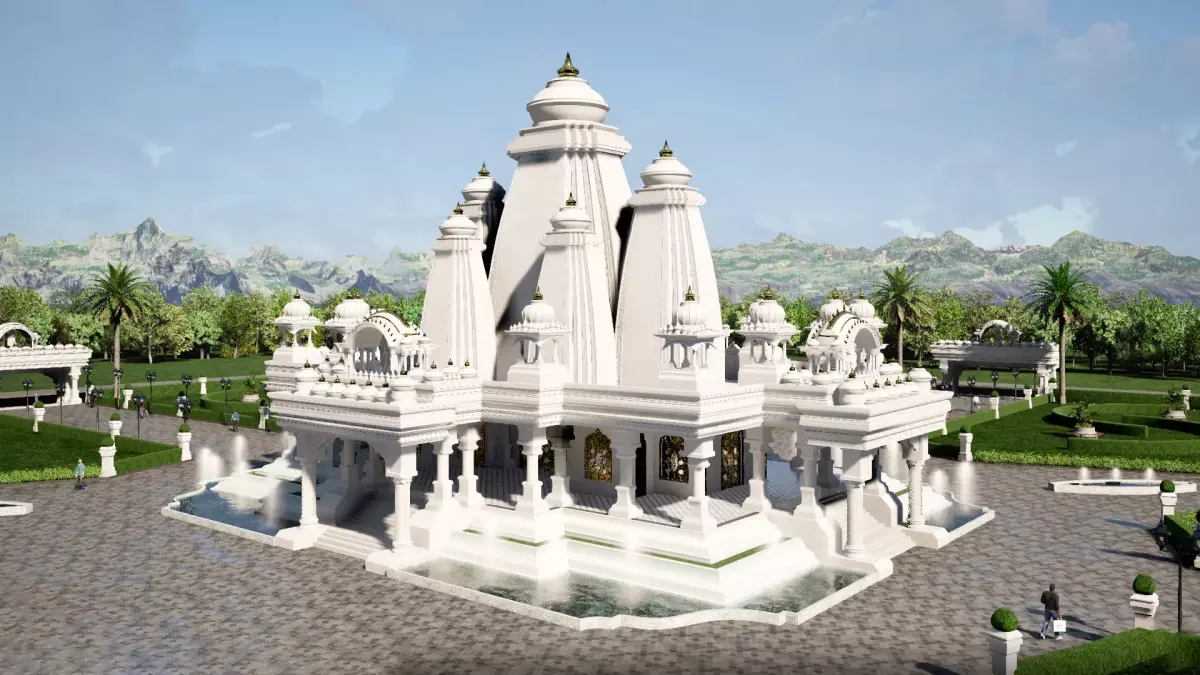 Hindu Temple  3D model