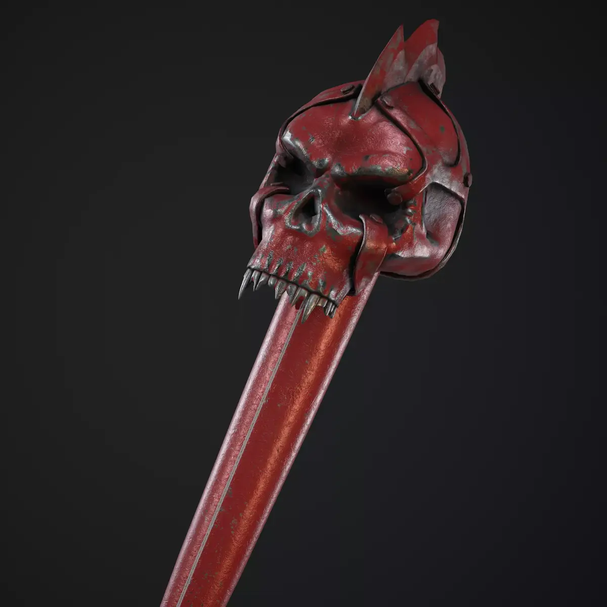 Cruelty Bat Low-poly 3D model