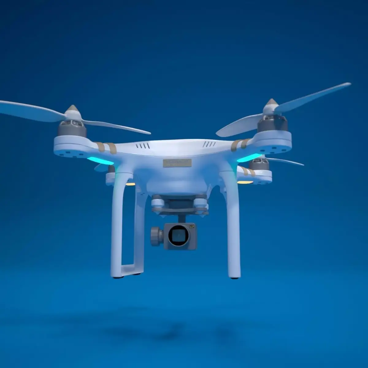 quadrocopter drone high detailed 3D model