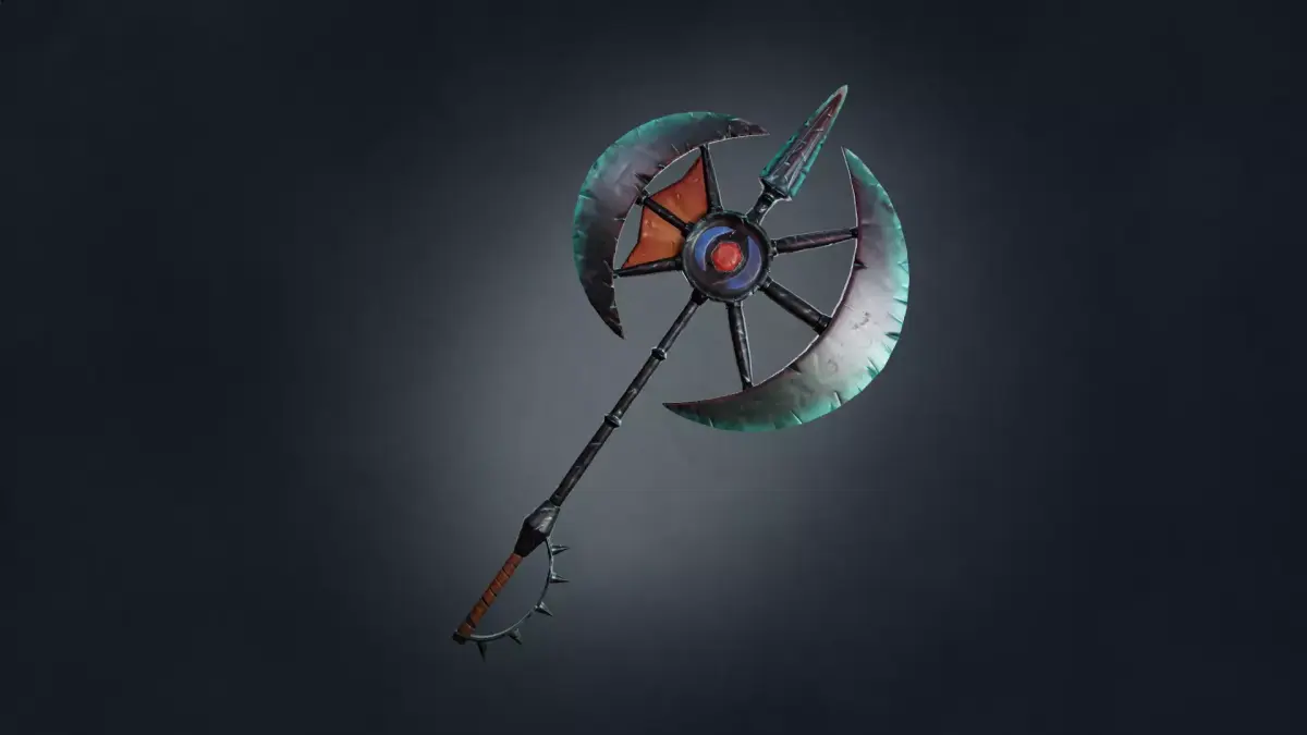 Stylized Water Axe Game Ready Low-poly 3D model