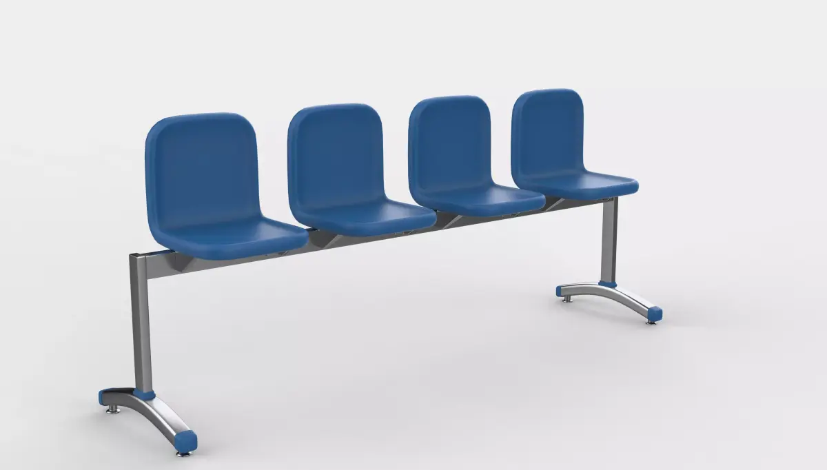 Waiting chair 02  3D model