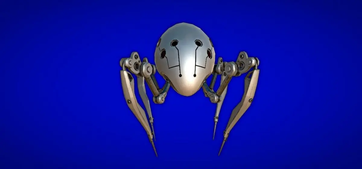 Recon Spider  Low-poly 3D model