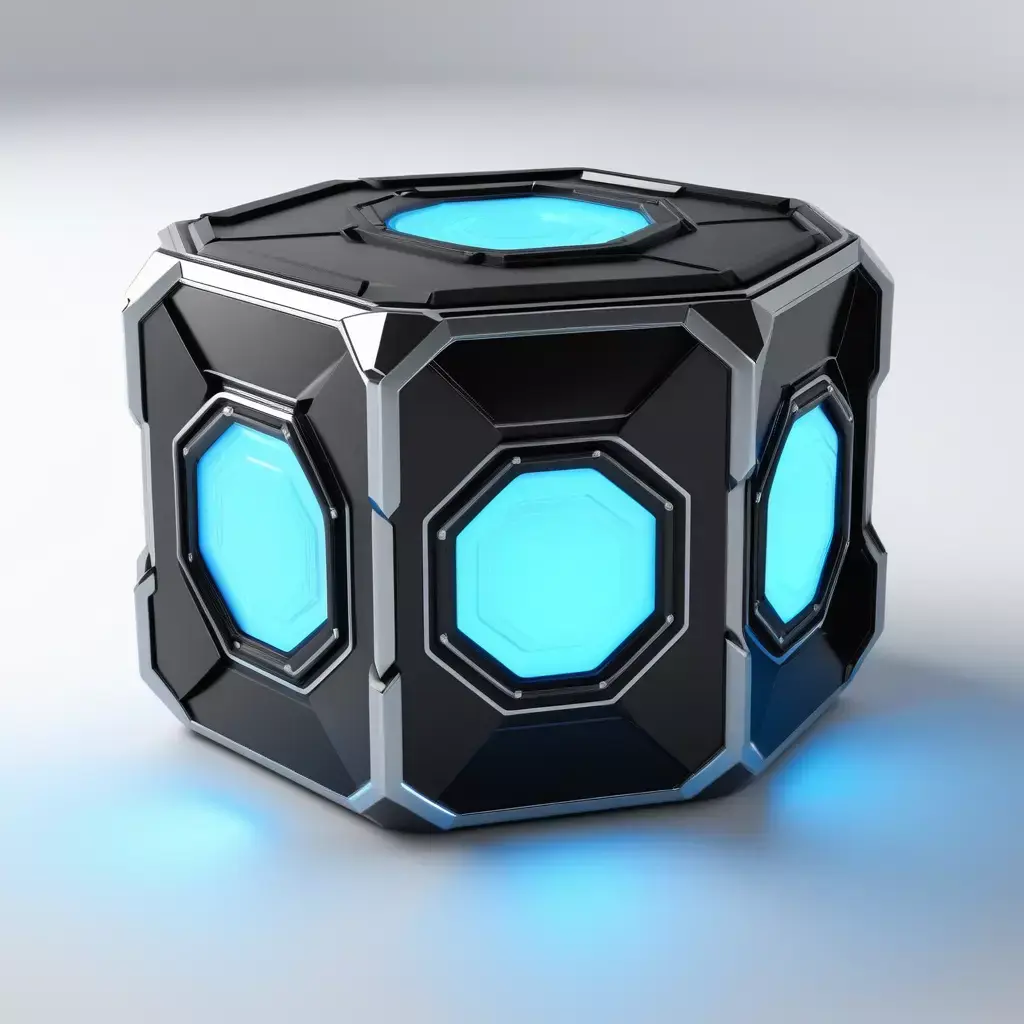 SciFi Energy Core Cube 3D model purchase