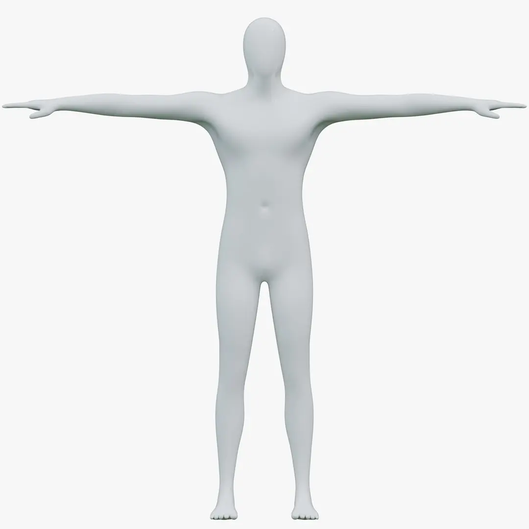 Animated Male Mannequin 03 PBR 3D model