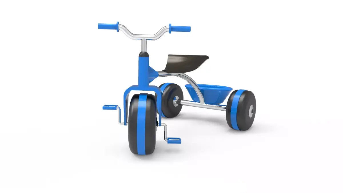 Kids Bicycle  Low-poly 3D model purchase