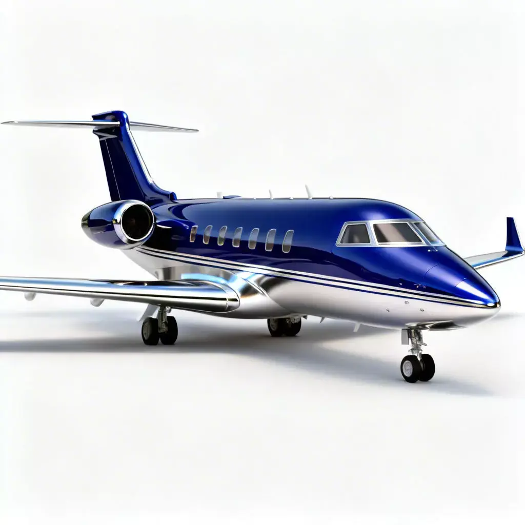 Royal Sovereign Two-Tone Luxury Private Jet Low-poly 3D model