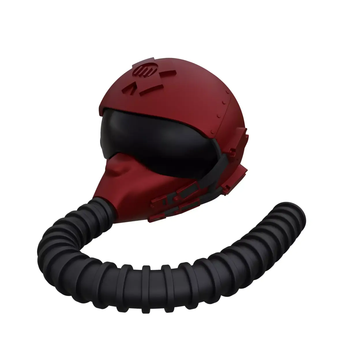 Pilot Helmet 3D model 3D printable 3D print model
