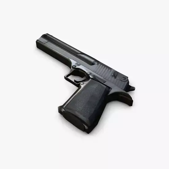 Magnum Gun 3D model purchase