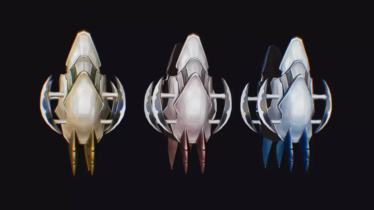 Claw Hand Claws Glove Weapon Metal Blade Iron Low-poly 3D model