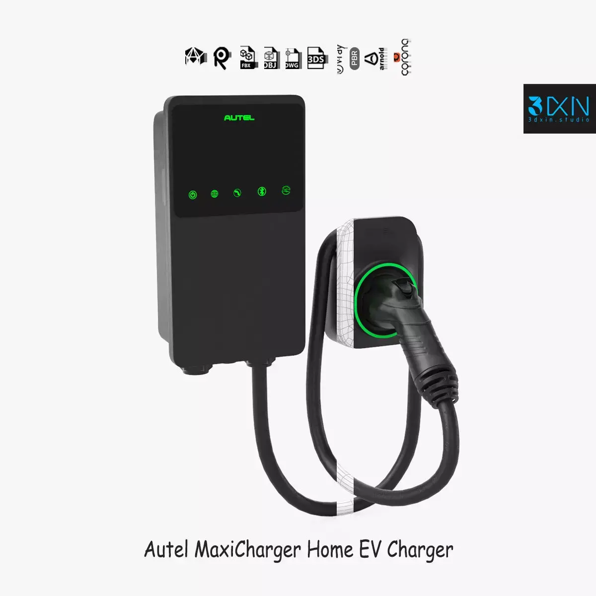 Autel MaxiCharger Home EV Charger 3D model