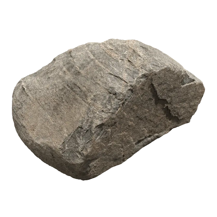  Cool Toned Half Smooth Large Rock Boulder Model  purchase