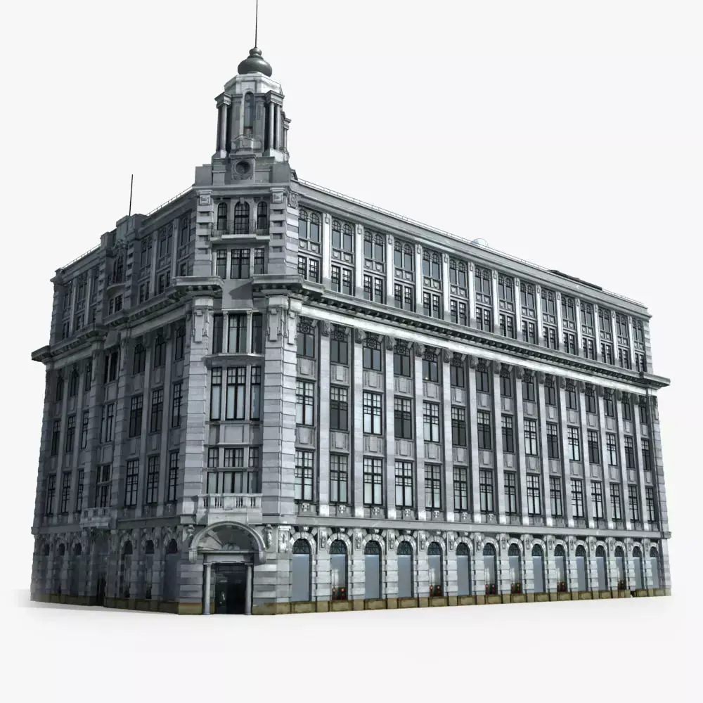 European Building 3D model buy