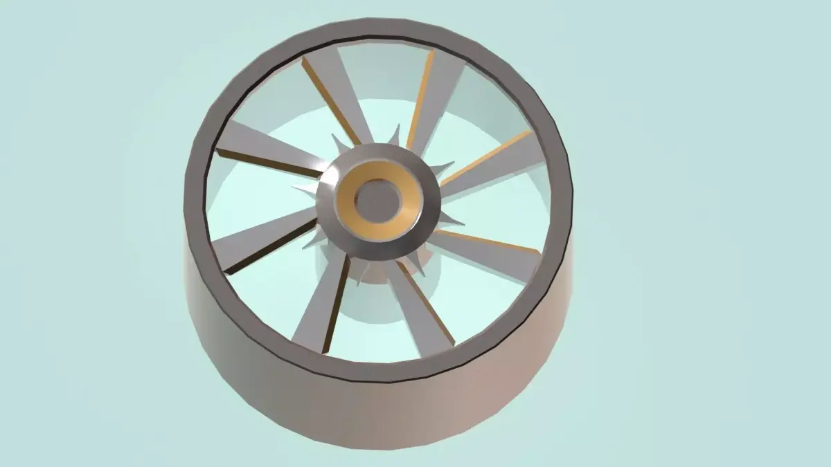 Alu rim 3D model
