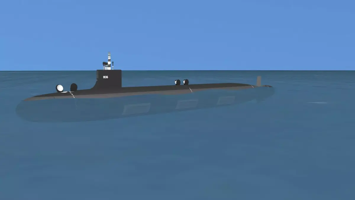 Virginia Class SSGN 806 USS Wahoo 3D model