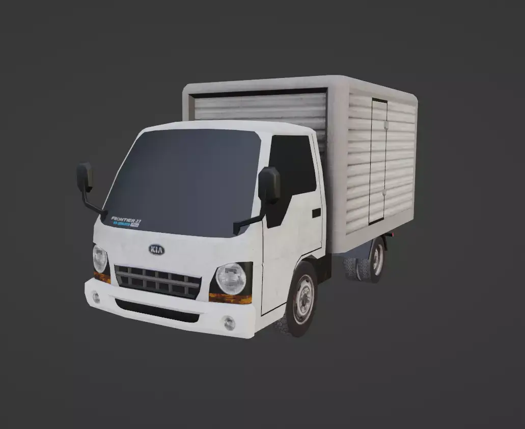 Kia Frontier 2000 Box Low-poly 3D model