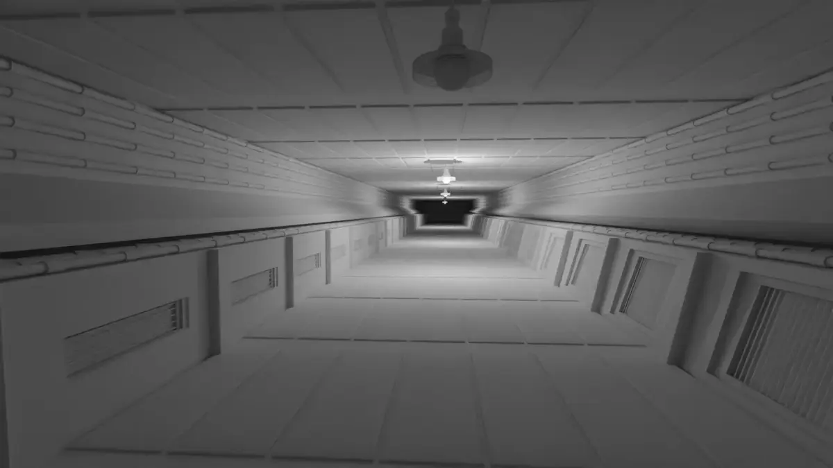Underground Tunnel - No Material Low-poly 3D model