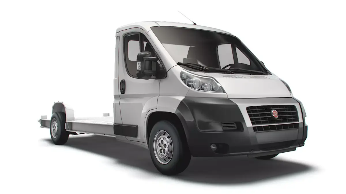Fiat Ducato 3540 L4 platform cab 2014 3D model
