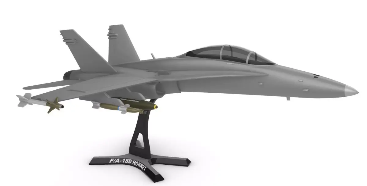  FA-18D Hornet 3D print model