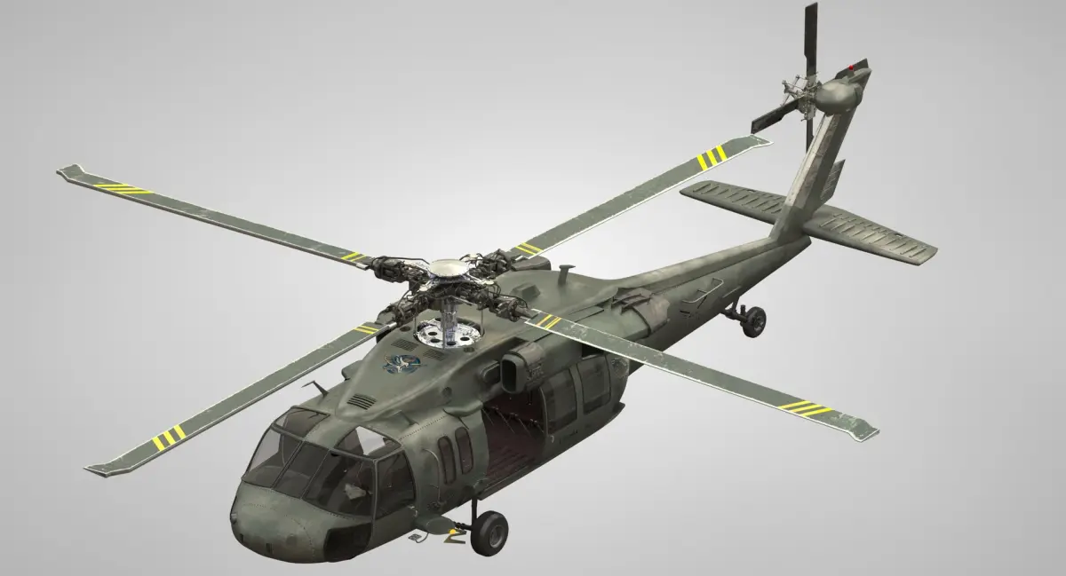 UH-60 Black Hawk 3D model buy