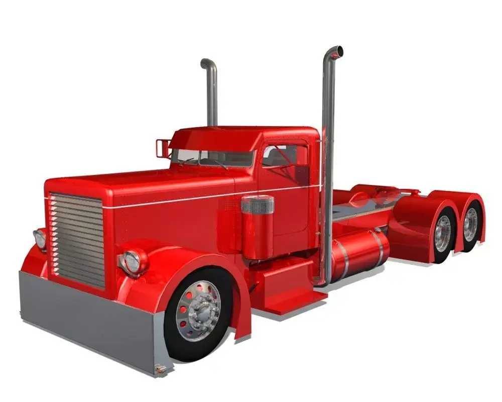 Hot Rod Semi Truck 3D model