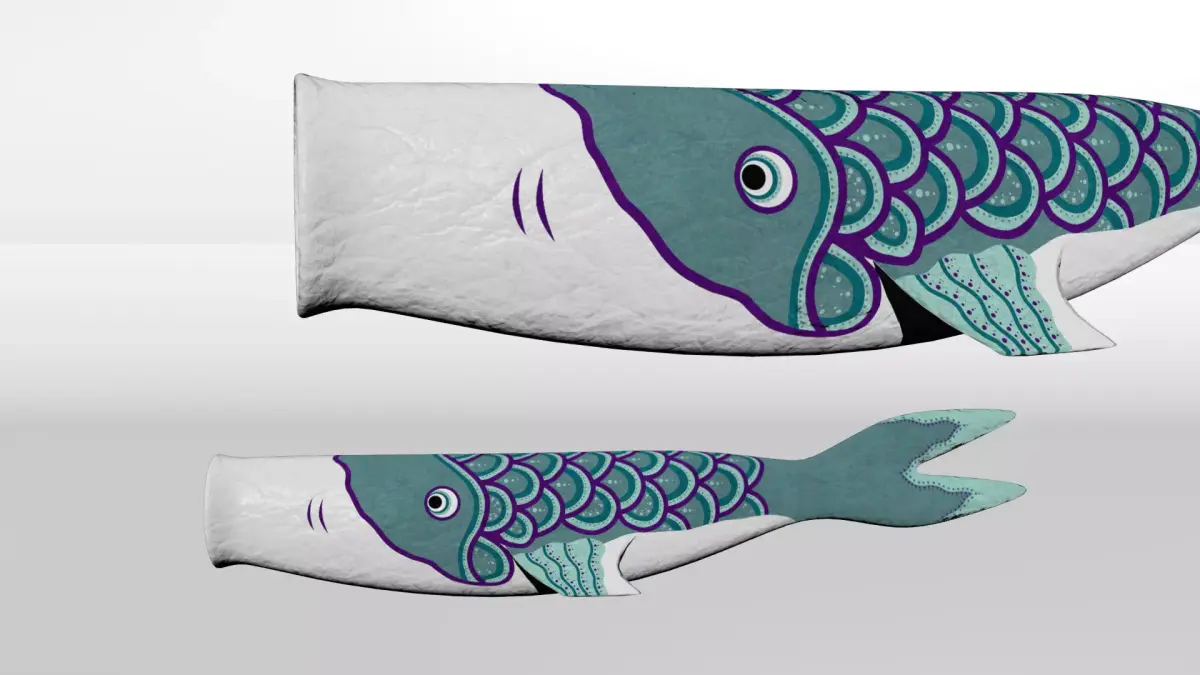 Fish Kite 3D model
