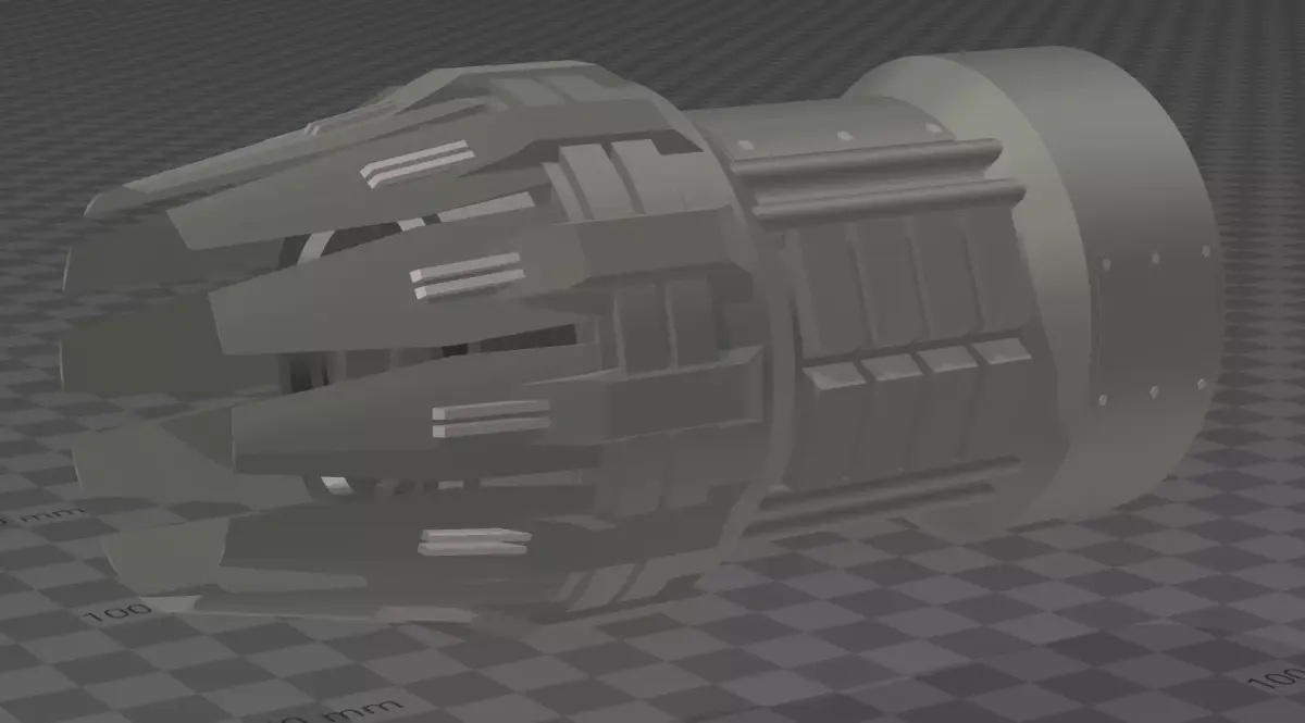 Spacecraft Thruster 3D model