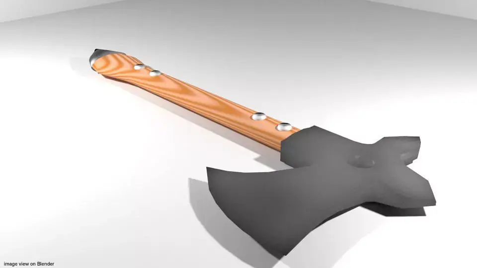 Battle Axe - Arabic Scorpionaxe 3D model
