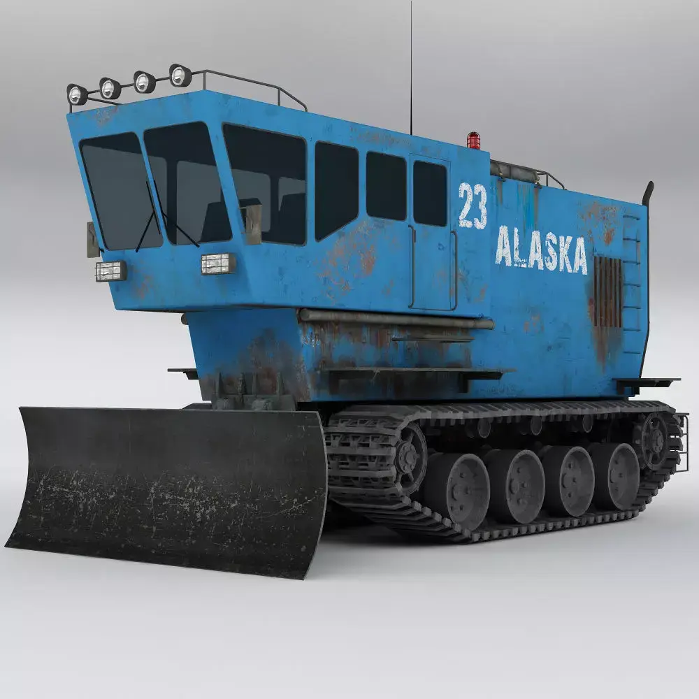 Polar transporter V2 blue 3D model