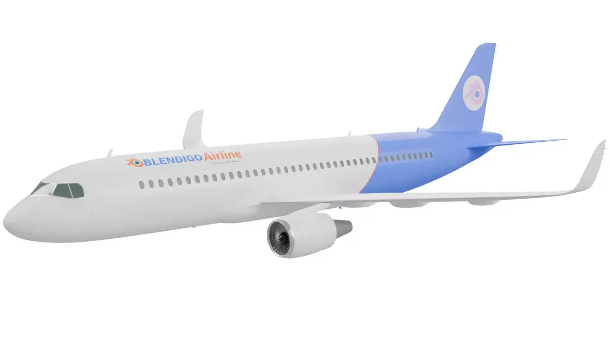 Airbus A320 3D model shop