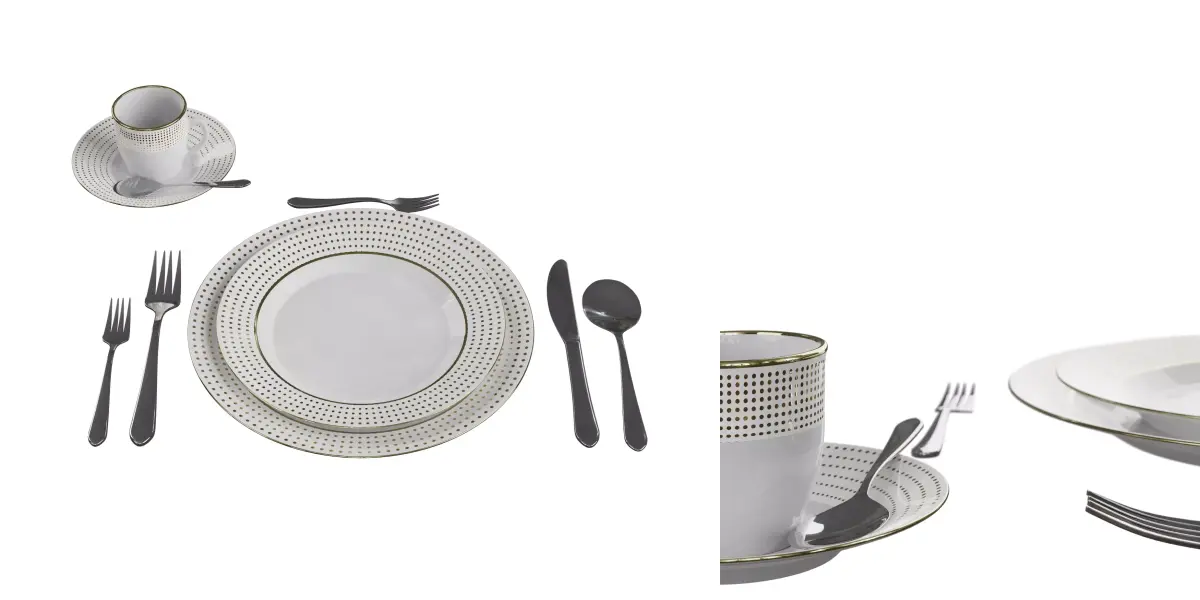 Modern Dinnerware 05 Free 3D model