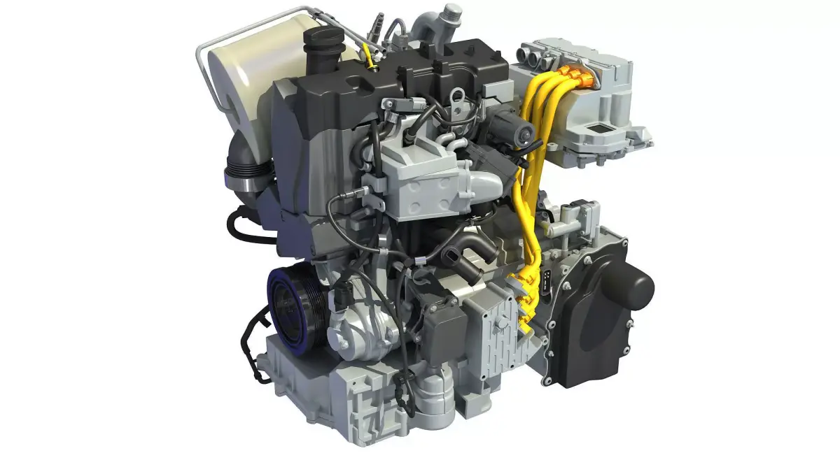 Volkswagen XL1 Engine 3D model