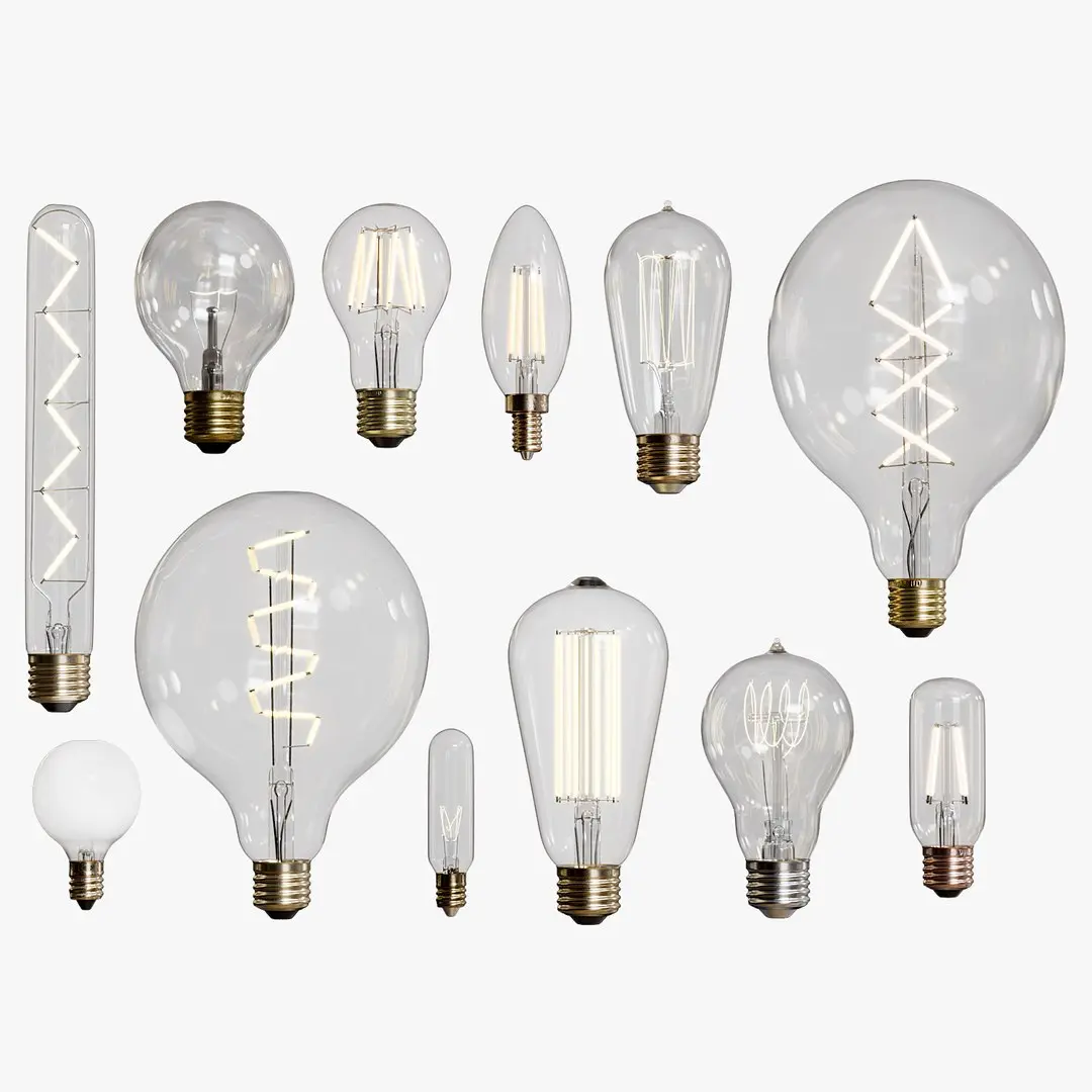Bulbs Collection 3D model