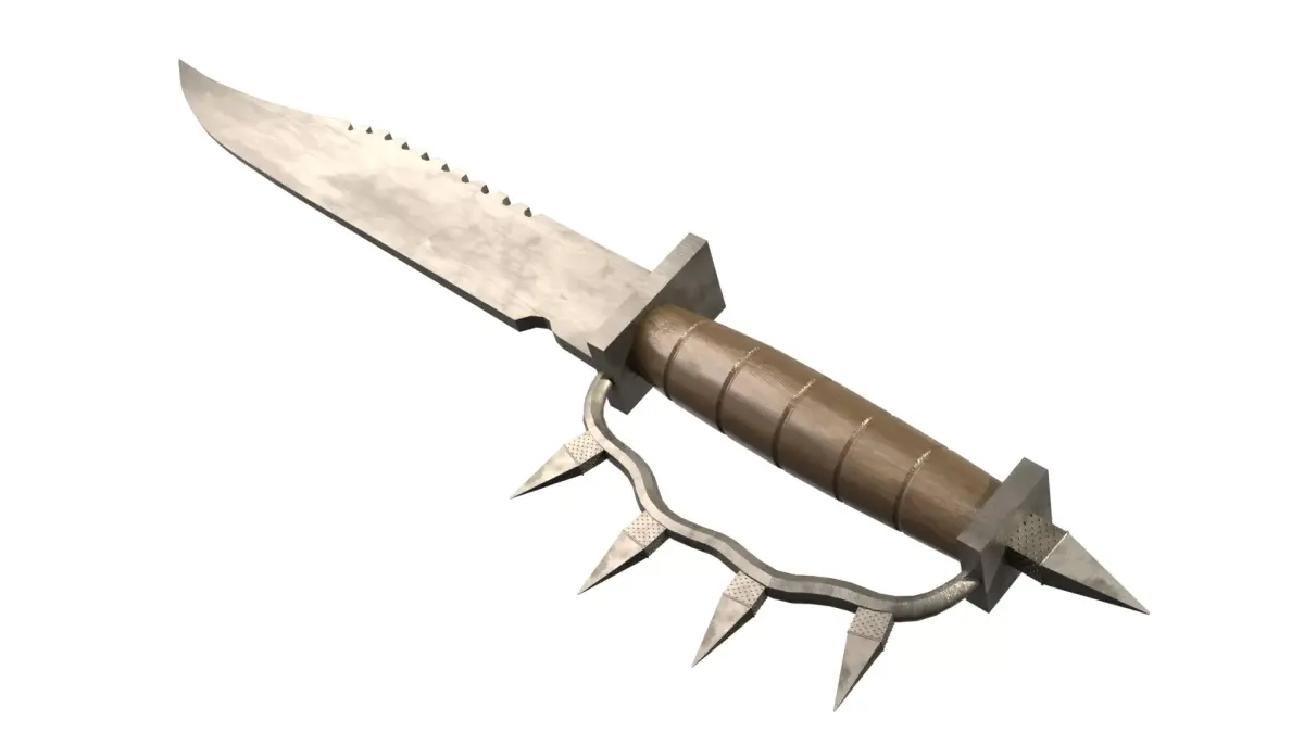 steel sword 3D model